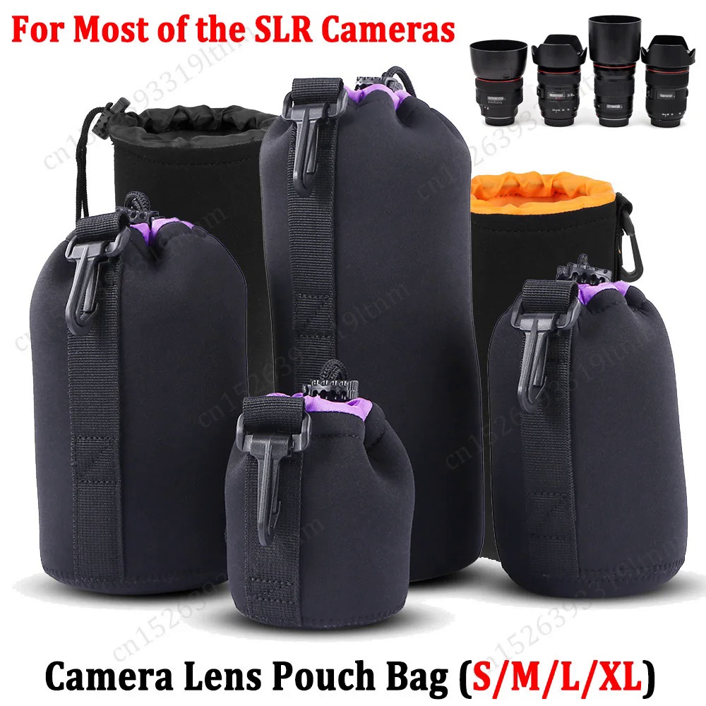 Camera Lens Pouch Bag Neoprene Waterproof Video Camera Lens Pouch Bag ...