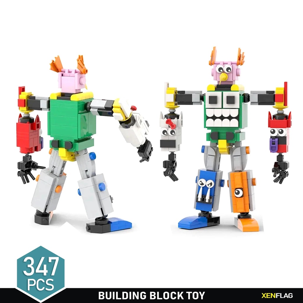 Garten of Banban Transformation Warrior Robot Building Blocks Game ...