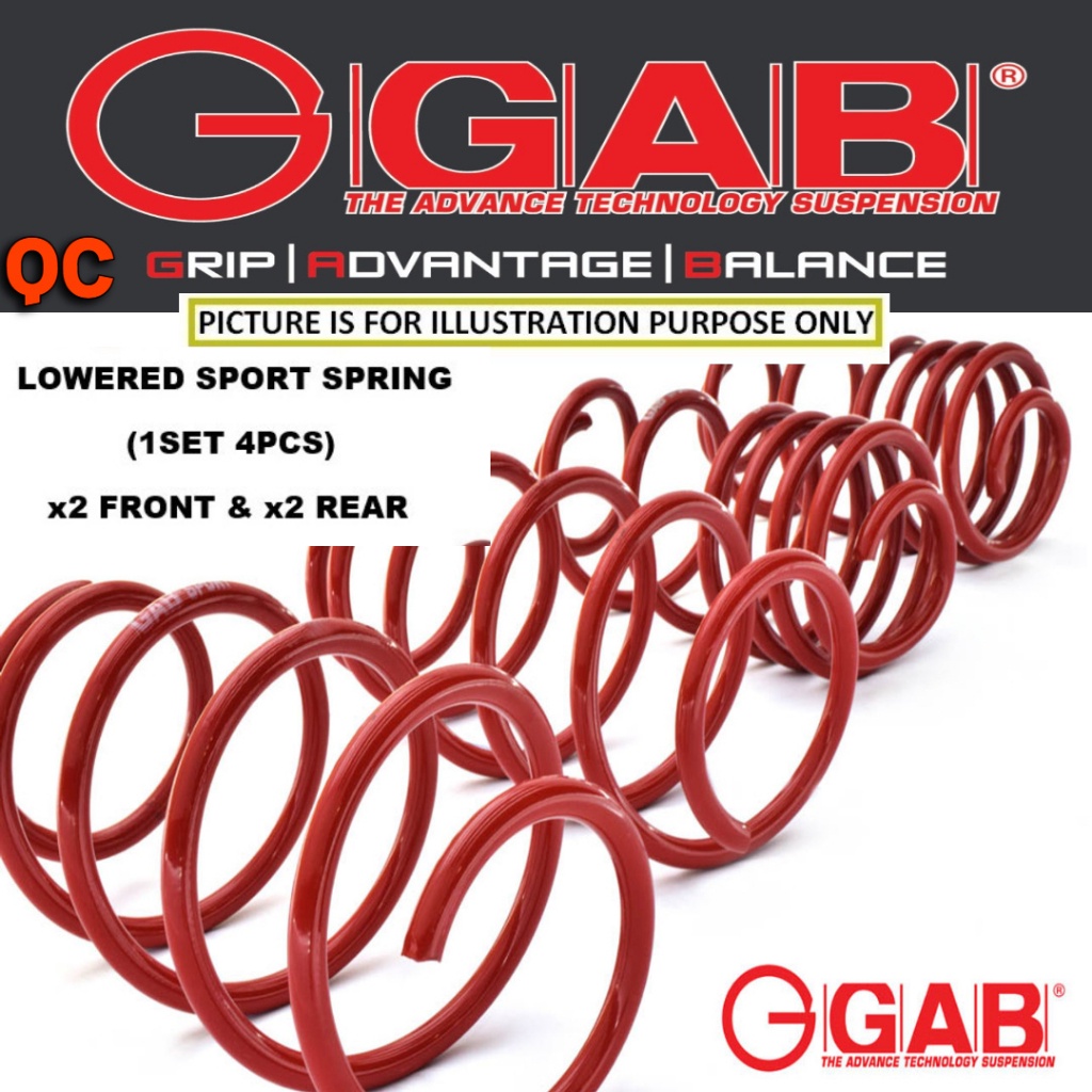 GAB LOWERED SUPER COOL SPORT SPRING PERODUA KANCIL VIVA KENARI KELISA ...