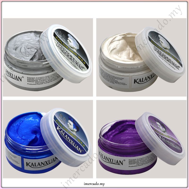 COD Kalanxuan 9 Color Hair Dye Cream Styling Wax Washable Hair Coloring Mud Temporary Hair Color