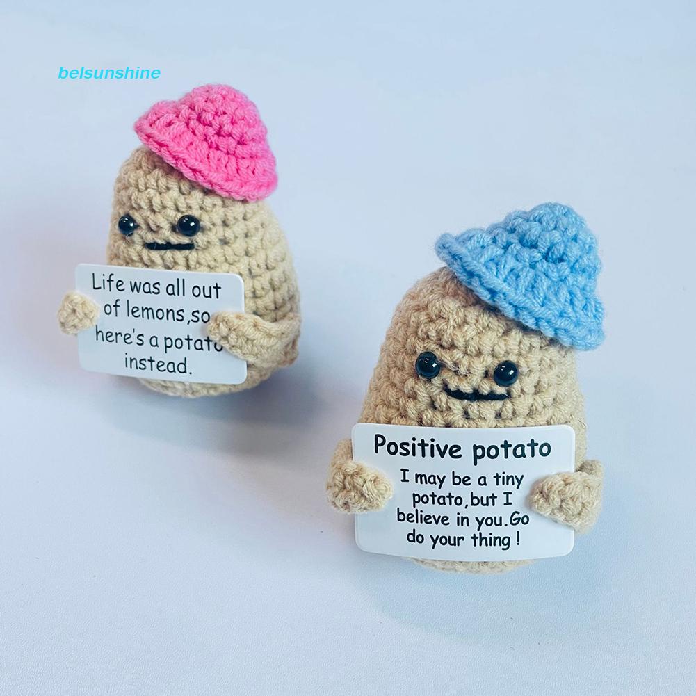 Funny Positive Potato with Positive Card Cheer Up Gifts for
