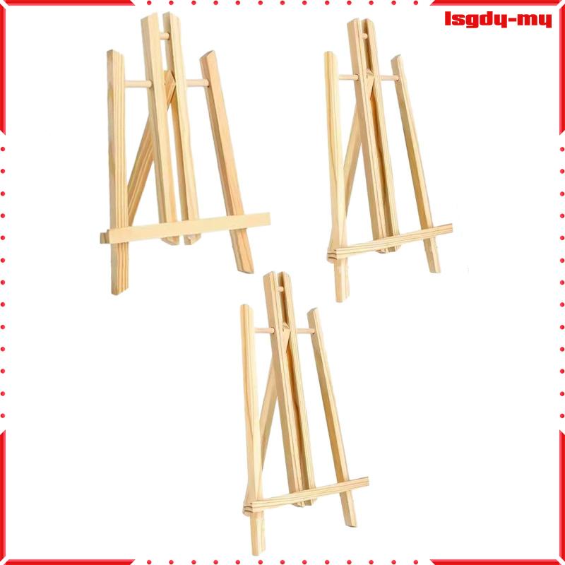 [LsgdyMY] Wooden Painting Easel Tripod Display Easel Stand Foldable