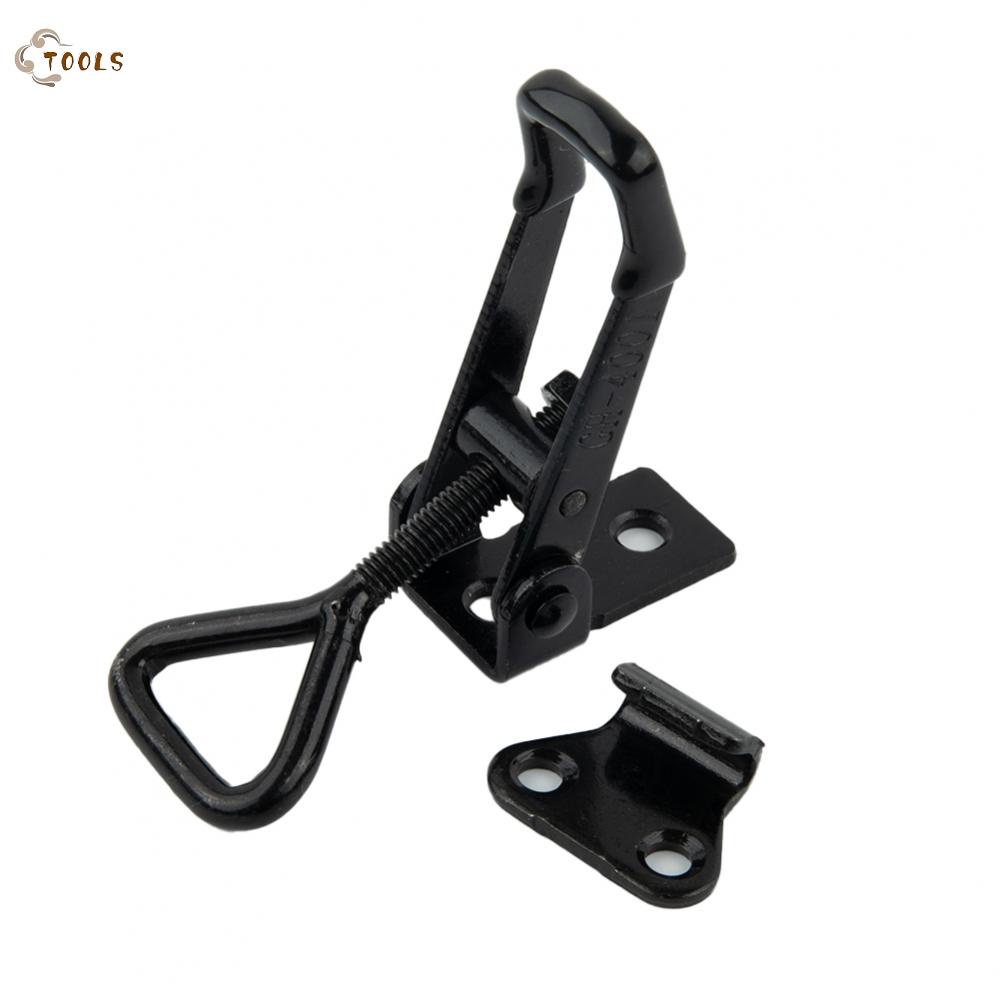 GH-4001 Black Adjustable Toggle Clamp Steel Hasp Catch Clip-Quick ...