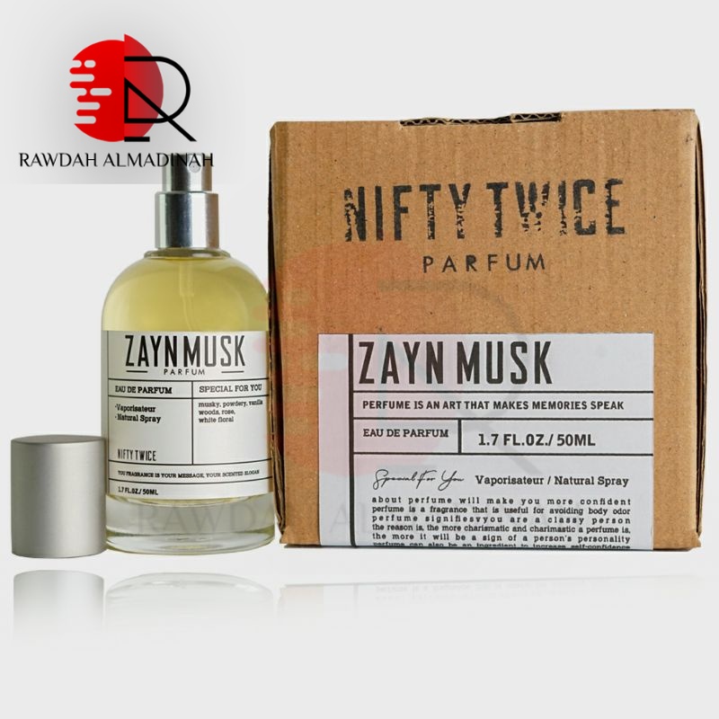 Zayn Musk Parfume Nifty Twice Original Pria Wanita Unisex Tahan Lama