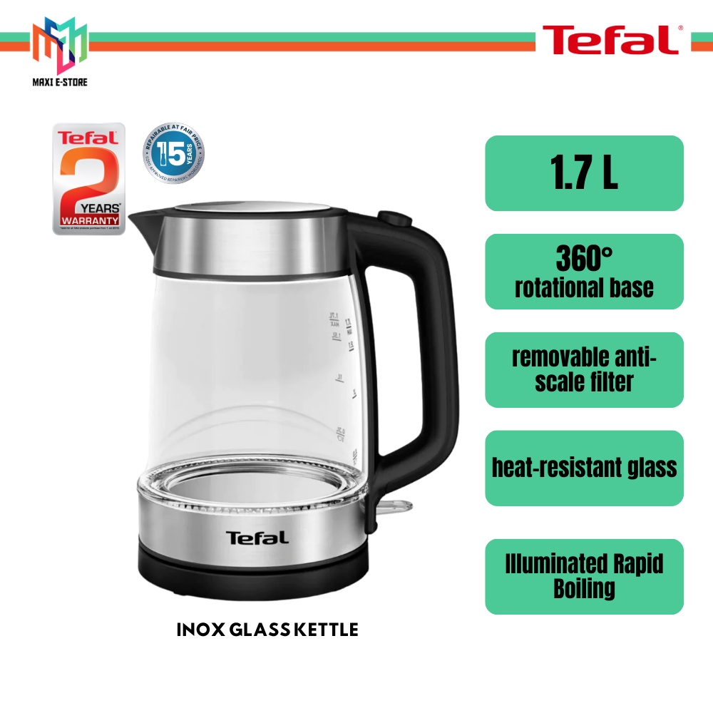 Tefal best sale glass kettle