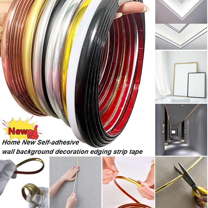 1pc Self-adhesive Furniture Edge Banding Tape Tile Gap sticker Ceiling ...