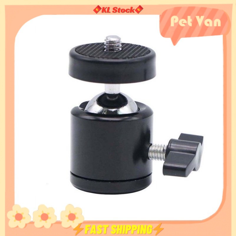 🧧KL现货🧧 万向三孔 小云台 云台 tripod ball 球形云台 八爪鱼 三角摄影 直播抖音 云台固定 mini ball ...