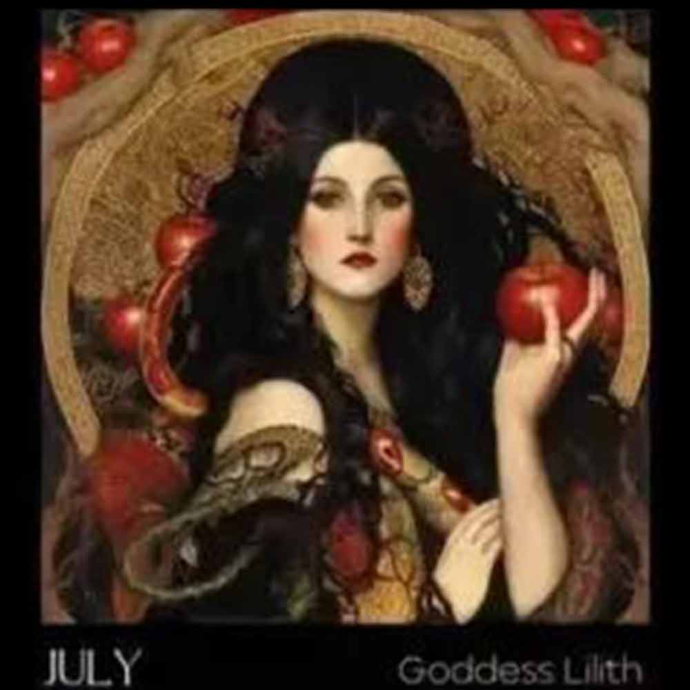 Dark Goddess Calendar, Paper Year's Gifts Funny Wall Calendar, Fun