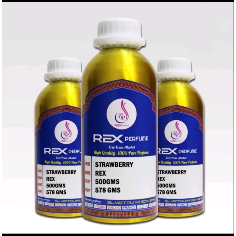 REX ATTAR, STRAW-BERRY BY REX PERFUME (100% ORIGINAL) WITHOUT ALCOHOL ...