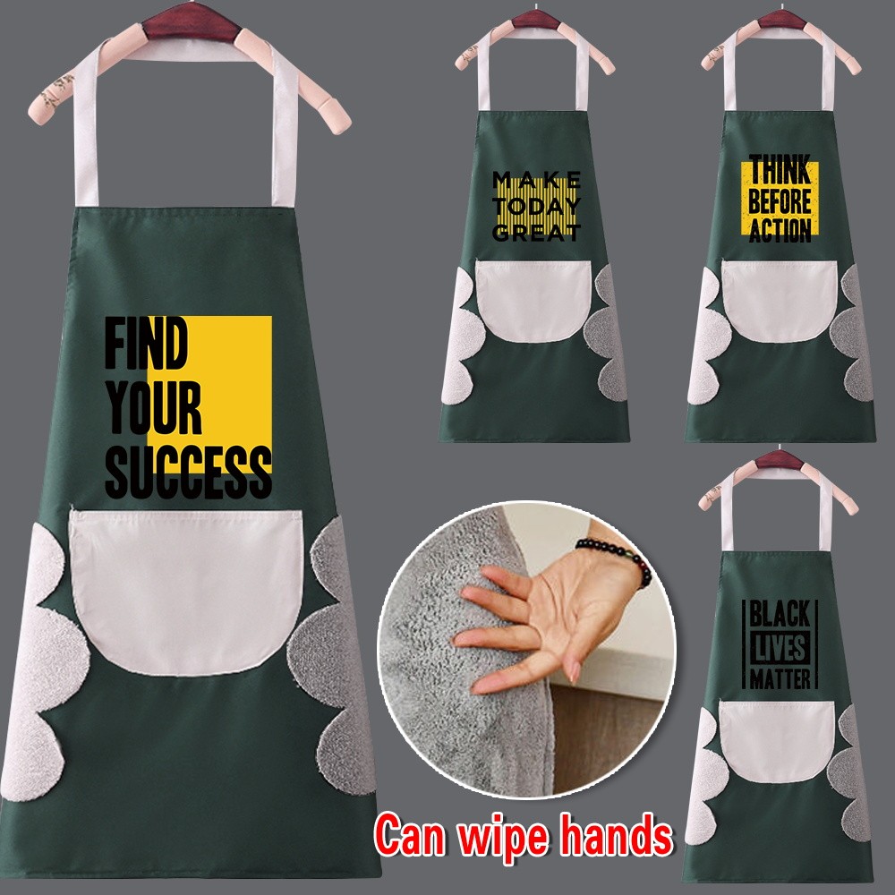 Cooking Work Clothes Light Thin with Pockets Can Wipe Hands Milk Tea ...