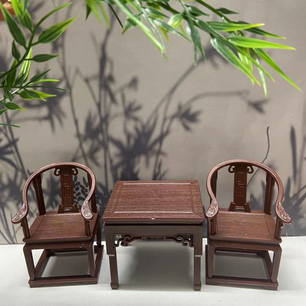 Vintage Style Miniature Photo Props Model Furniture Small Armchair ...