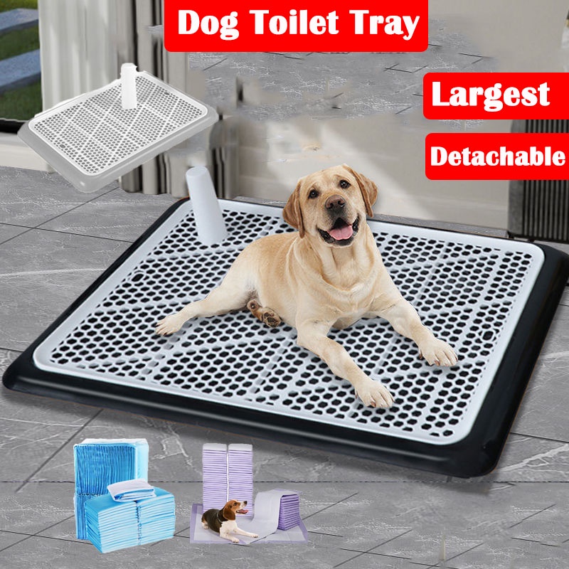 [Largest] Dog Toilet Pet Toilet Training Tray Pet Pee Tray Extra Large ...