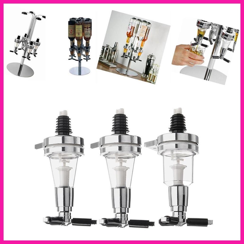 Liquor Bottle Dispenser PushRelease Valves Cocktail Tap for Home Use