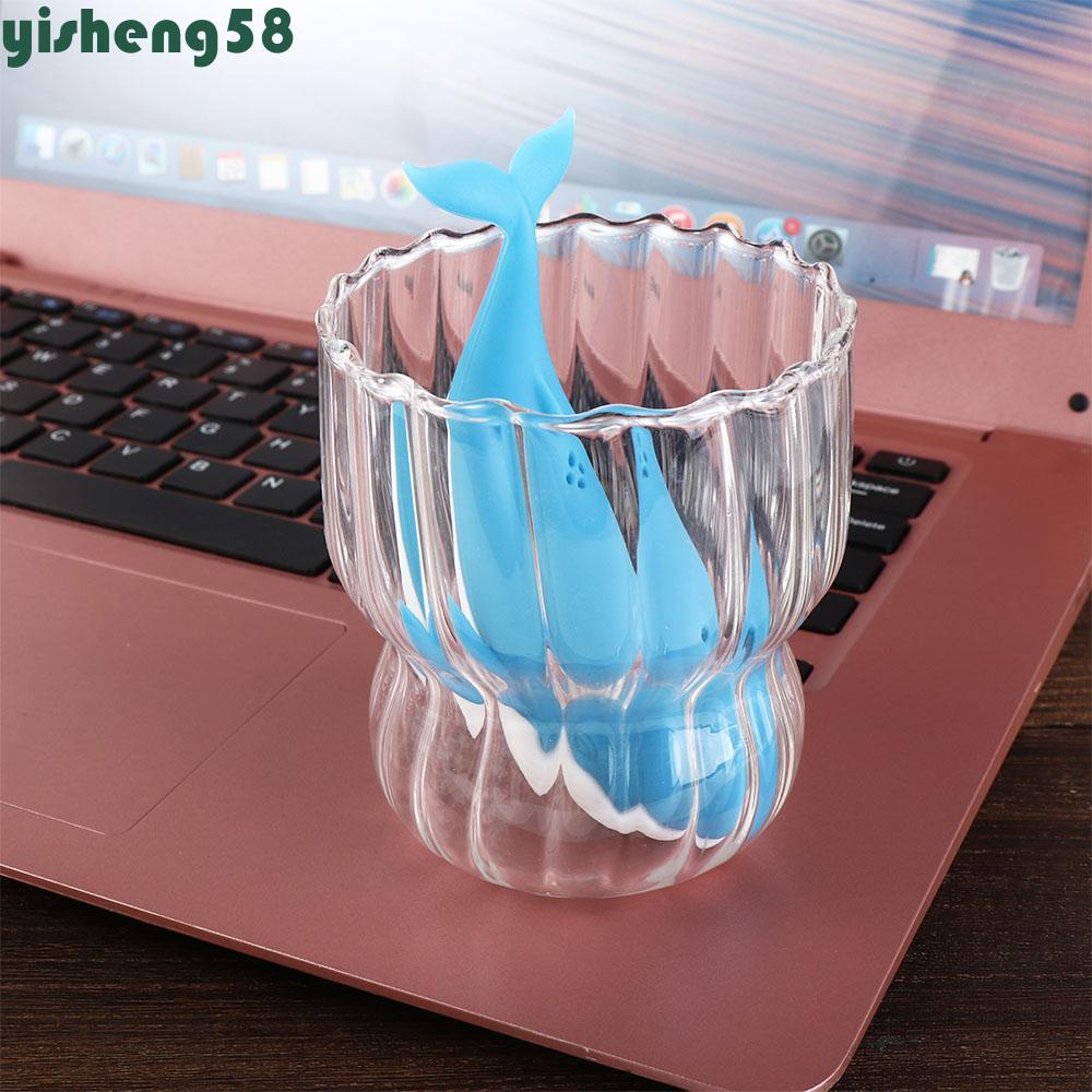 YISHENG Tea Infuser Cups Teapots Diffuser Whale Animal Cute Silicone