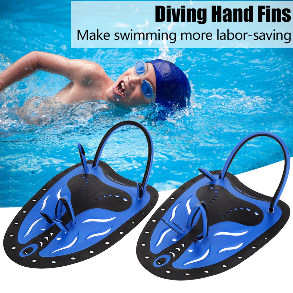 SPRWHALE Swimming Diving Hand Fins Paddles bed Training Fin Scuba