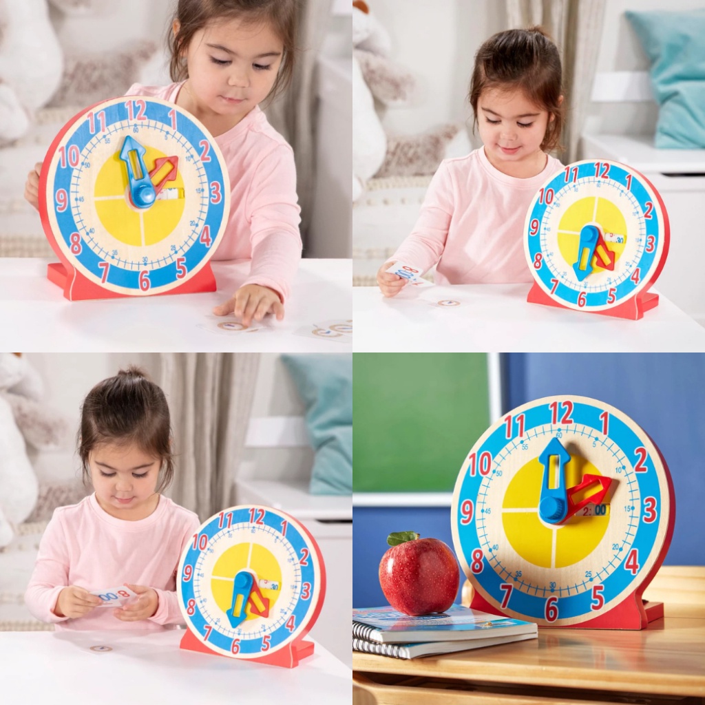 Digital Clock And Analog Turn & Tell Wooden [2 Models Available] Brand ...