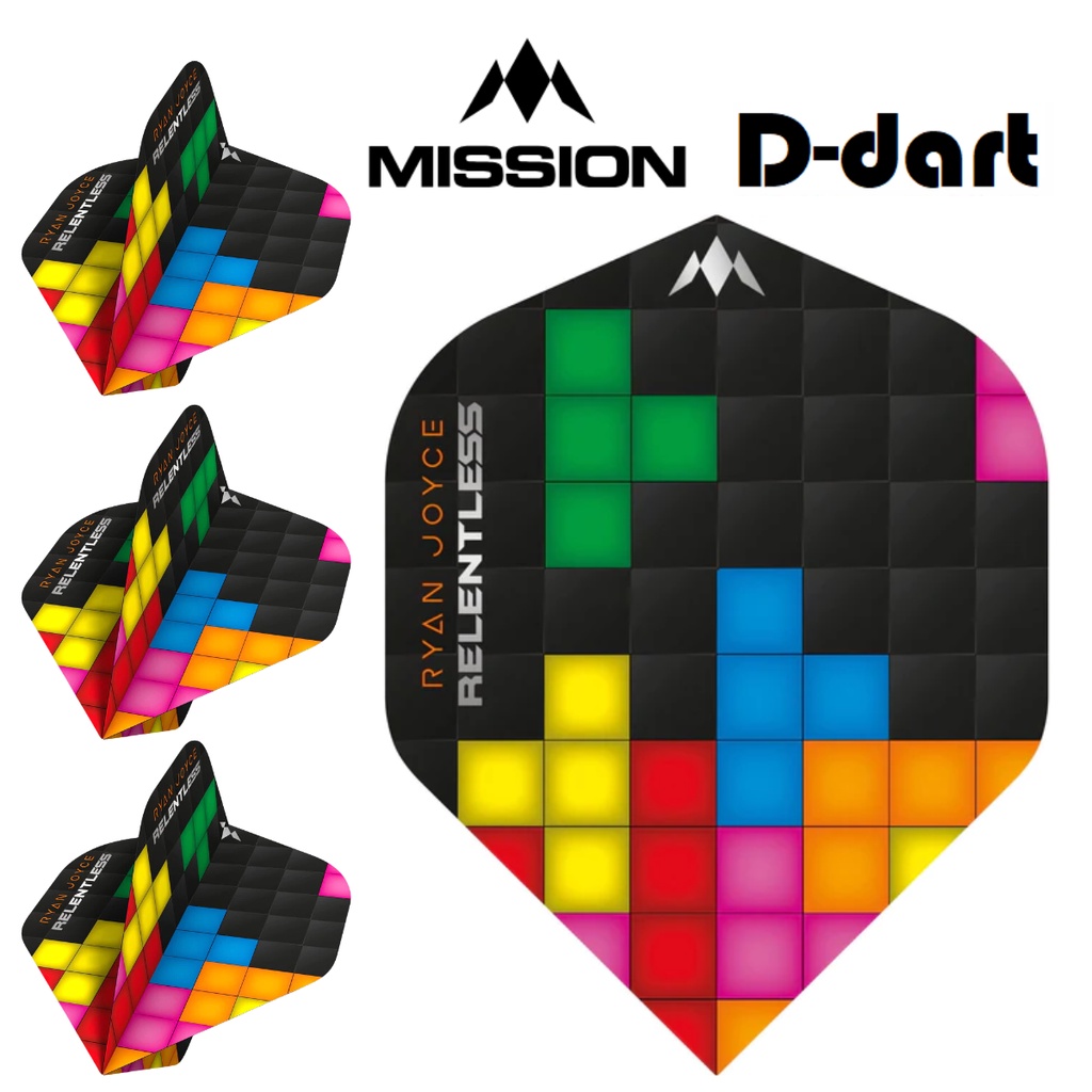Mission Dart Flights Ryan Joyce Standard 100 Micron Solo Darts Flight