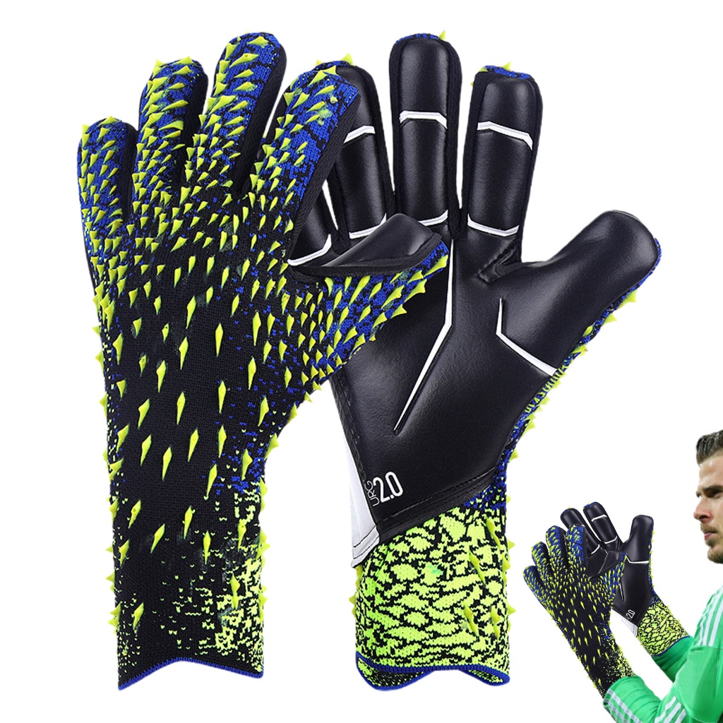 Kids Football Goaltender Gloves Goalkeeper Gloves Soccer Goalie Gloves