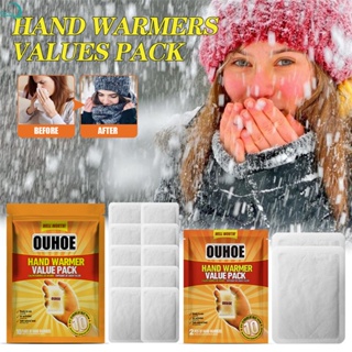 2Pcs Hand Body Warmers Long Lasting Disposable Heating Pack Natural  Odorless Self Adhesive for Winter Outdoor Activities