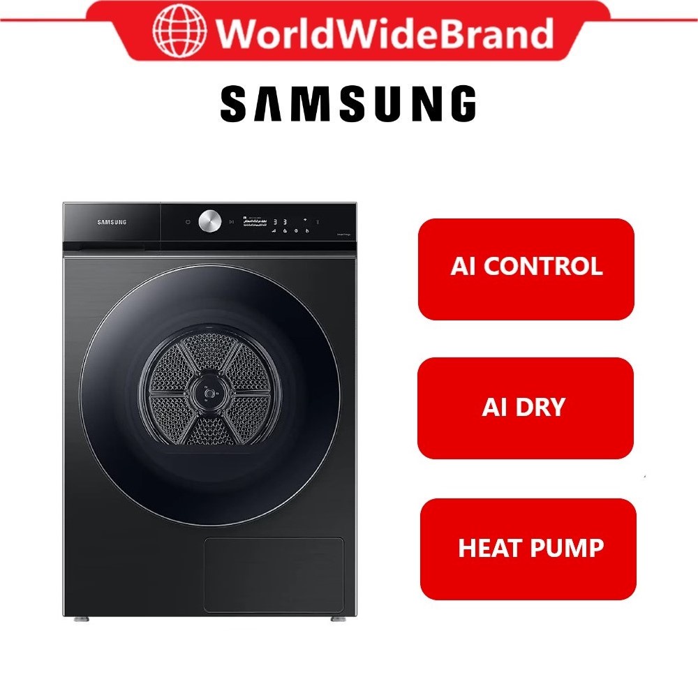 Samsung 17KG BESPOKE AI™ Inverter Hybrid Heat Pump Dryer DV17B9750CV