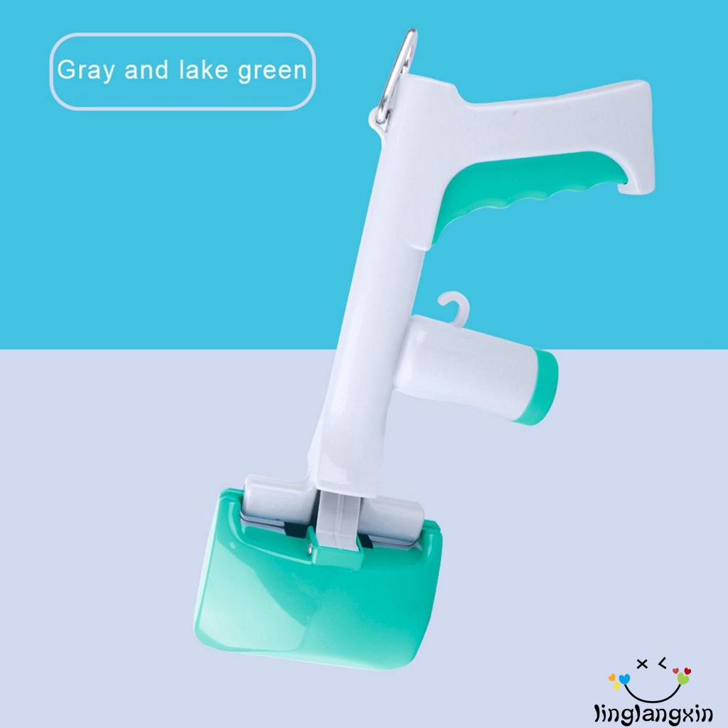 LLXPet Pooper Scooper Long Handle Dog Poop Picker Portable with Trash