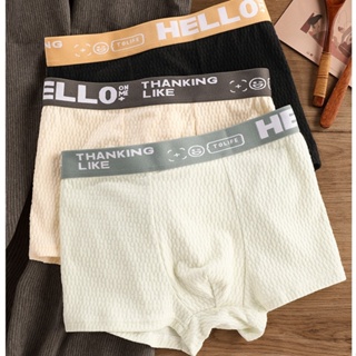 Malaysia Ready Stock】Men Underwear Spander Fila M-XXL Selaur Dalam Lelaki