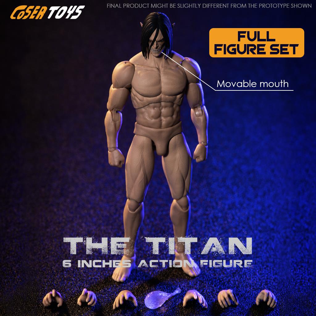 COSER TOYS AD-001 1/12 Scale Male Figure Allen with Movable Mouth 6 ...