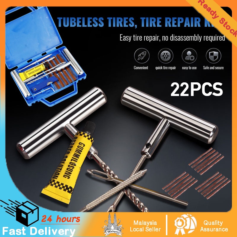 Repair Kit Local Tyre Repair 12PCS/22PCS Car Tire Repair Tool Kit