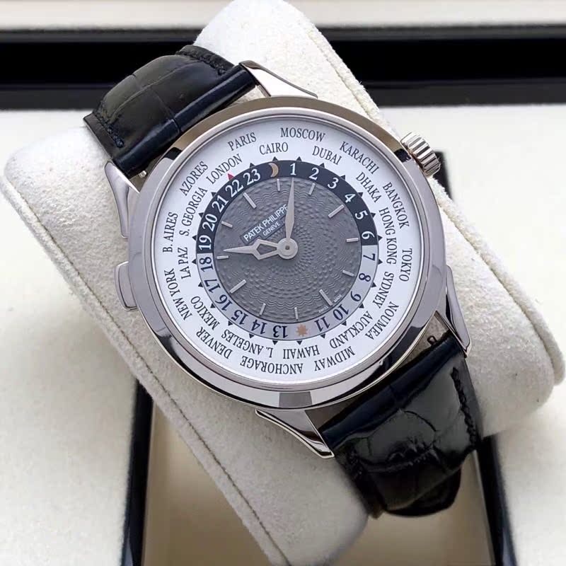 Patek Philippe Complex Function Chronograph 18k Platinum World Time 