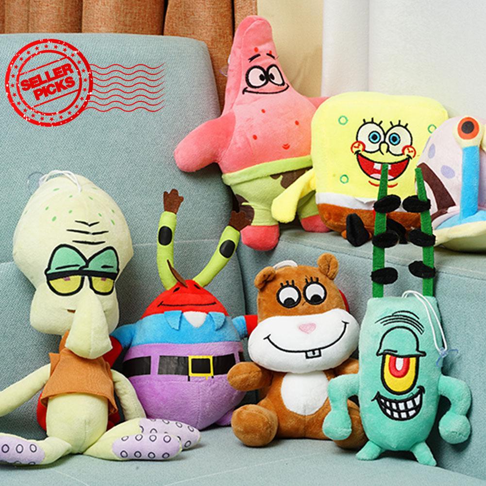 Kids Soft Cartoon Anime Movie SpongeBob Squidward Tentacles Stuffed