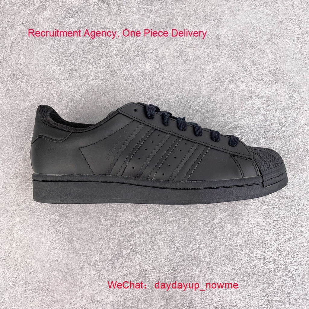 All black high top shell toe adidas sale