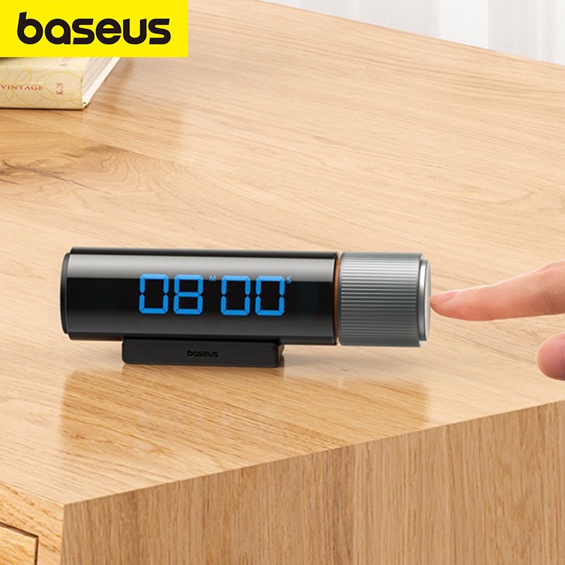 Baseus Countdown Timer LED Digital Reminder Stopwatch Flip Display ...