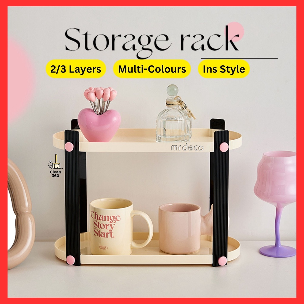 Perfume Organizer Makeup Organizer Storage Box Cup Rack Rak Display ...