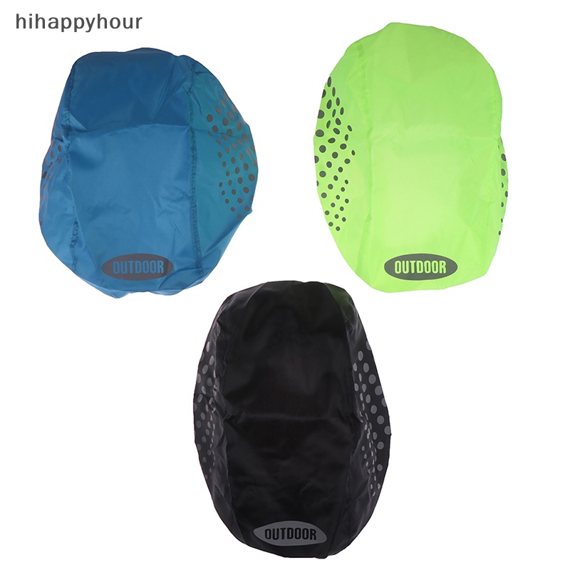 hihappyhour^^ Reflective Bike Helmet Cover Waterproof Windproof Bicycle