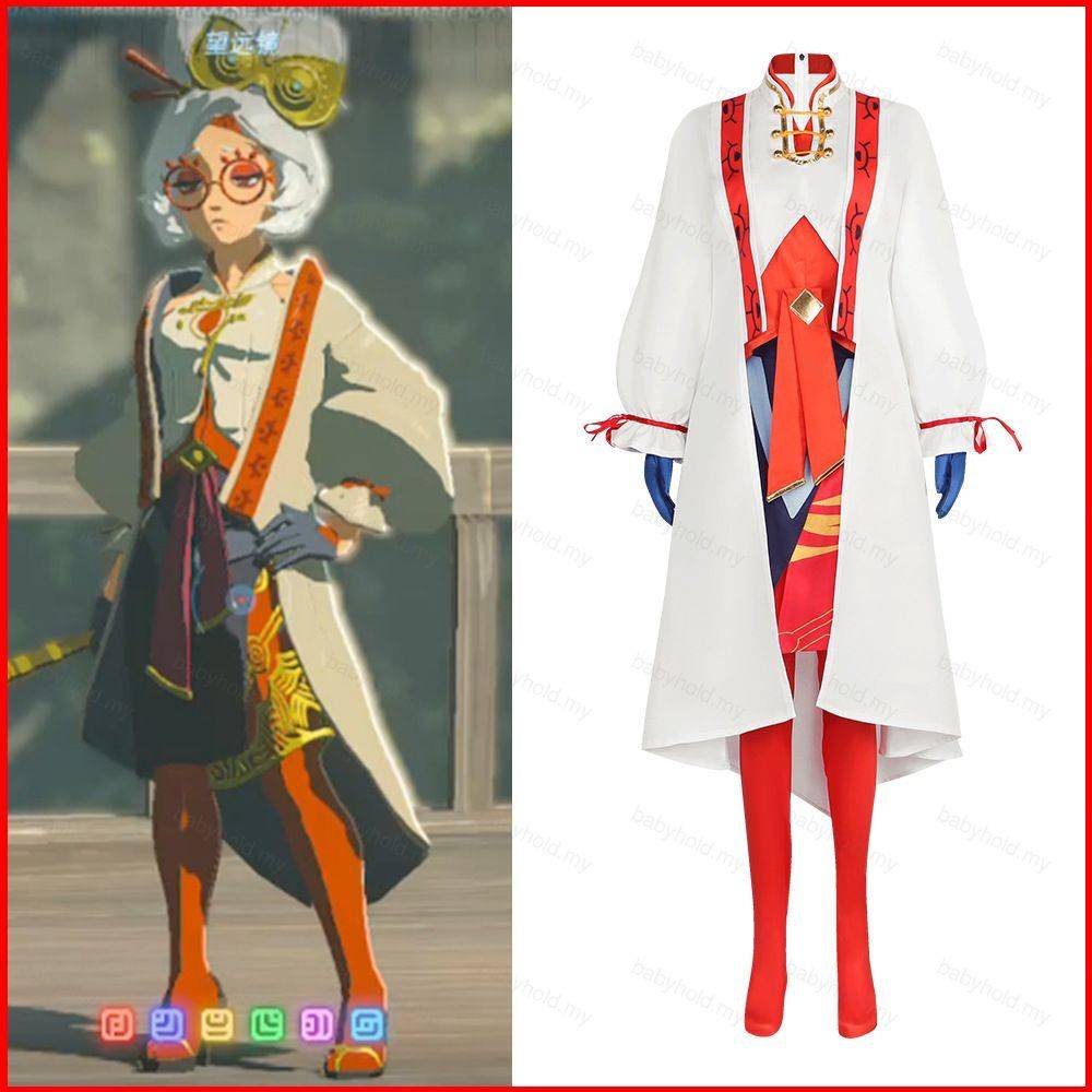 BH1 The Legend of Zelda Tears of the Kingdom 2 game Purah cosplay cloth ...