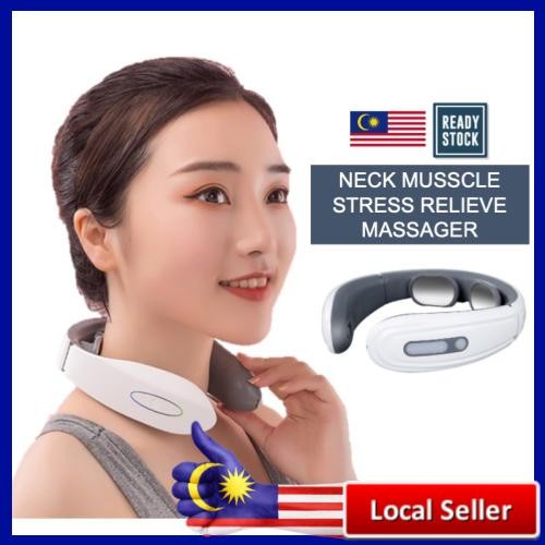 T500 Double Sensor Stiff Neck Pain Relief Relax Massager Mesin Urut