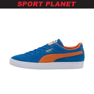 Blue and orange puma cheap suede