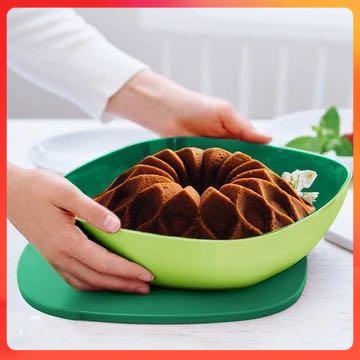 Tupperware Allegra - Set Di 2 Ciotole Da Dessert 275 Ml, Turchese/Oro, Diametro 15 Cm, Lavabili In Lavastoviglie, Qualità Originale
