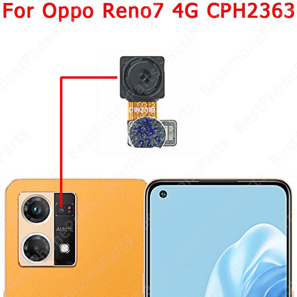 Original Rear Big Front Camera Module For OPPO Reno7 4G Reno8 5G Reno 7 ...