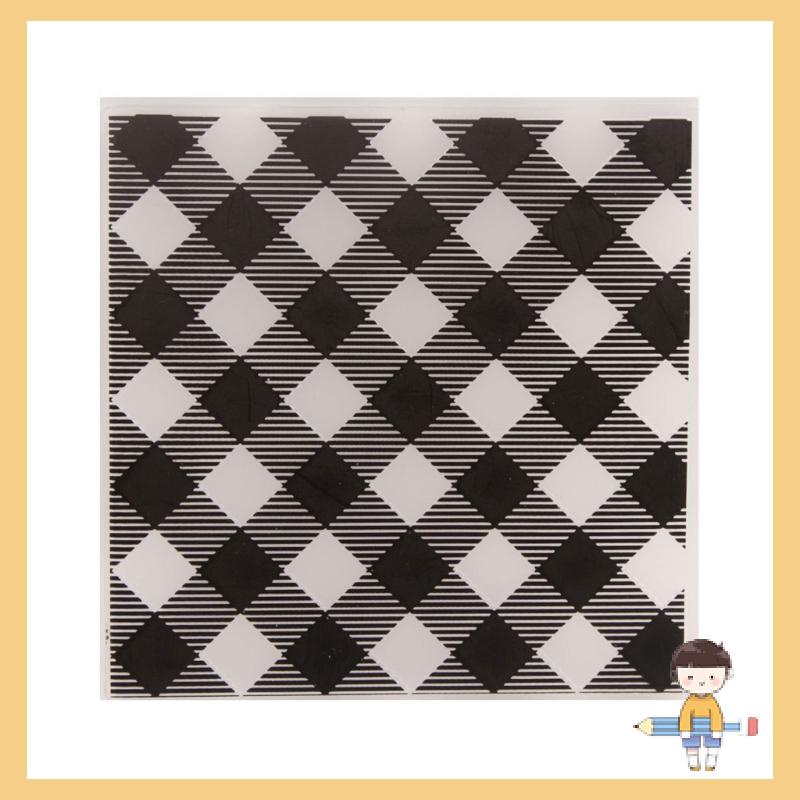 SA Grid Embossing Folder Embossed Stencils Plastic Embossing Templates ...
