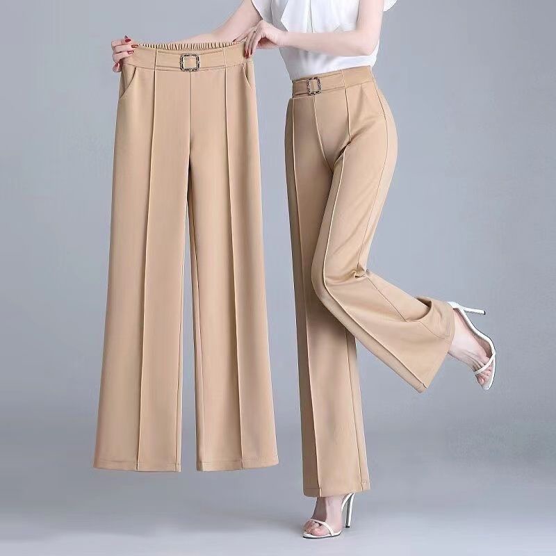 Women's straight leg on sale black khaki pants