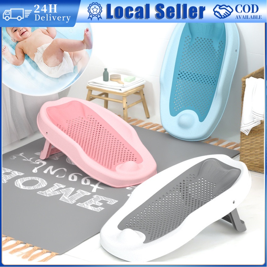 Baby Bath Rack Foldable Baby Bath Tub Anti-Slip Safety Seat Bath Stand ...