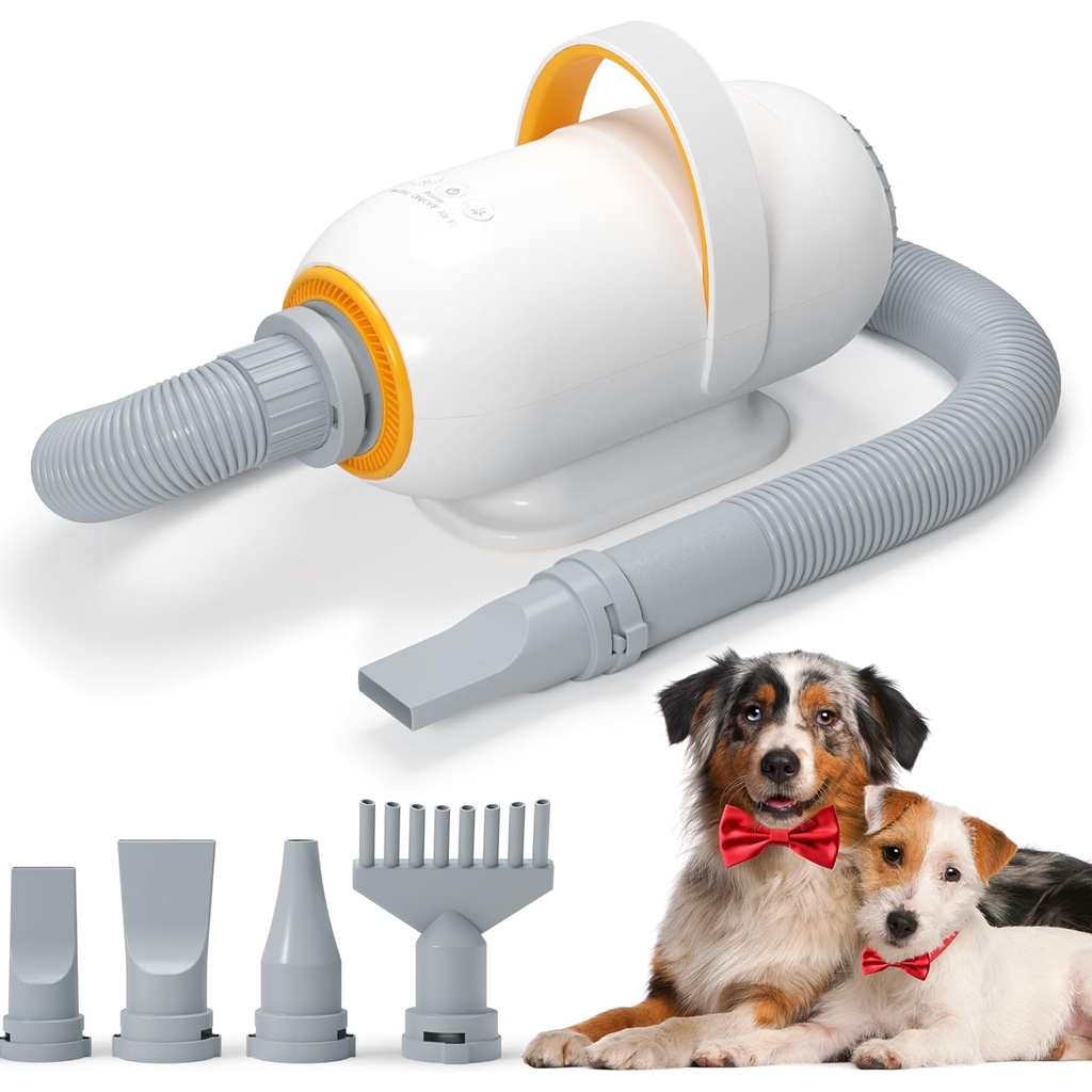 Dog Blow Dryer, Super Lightweight High Velocity Dryer for Dogs, Dry