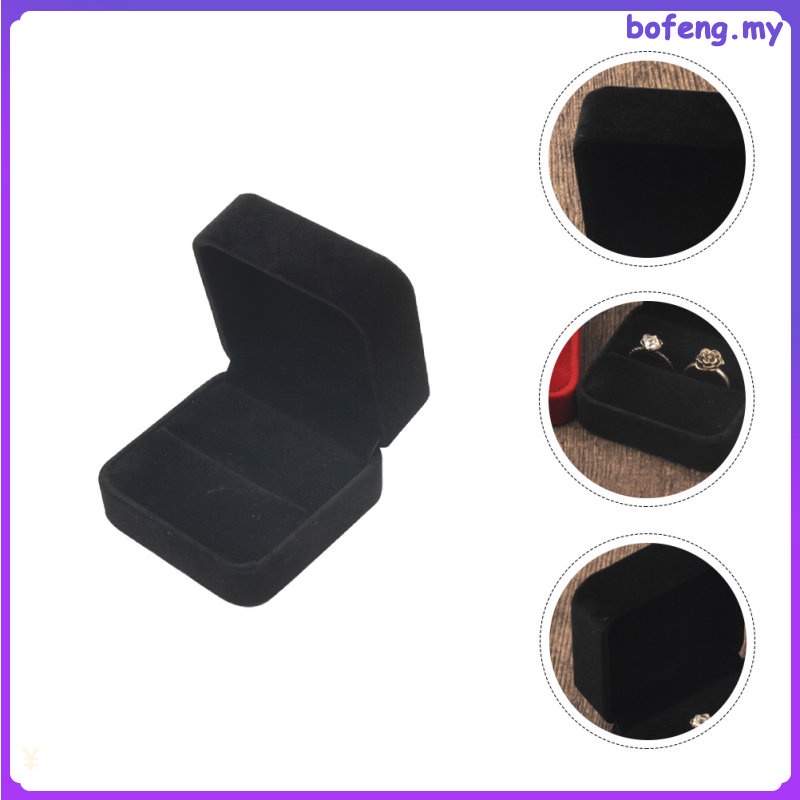 Finger Ring Case Treasure Jewelry Box Display Trays Storage Mini