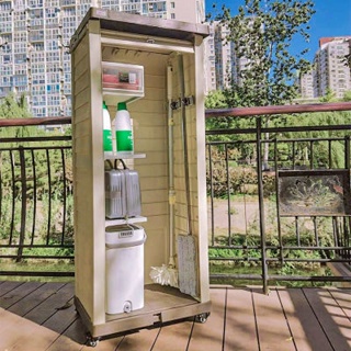 outdoors courtyard Storage cabinet waterproof Sunscreen Lockers