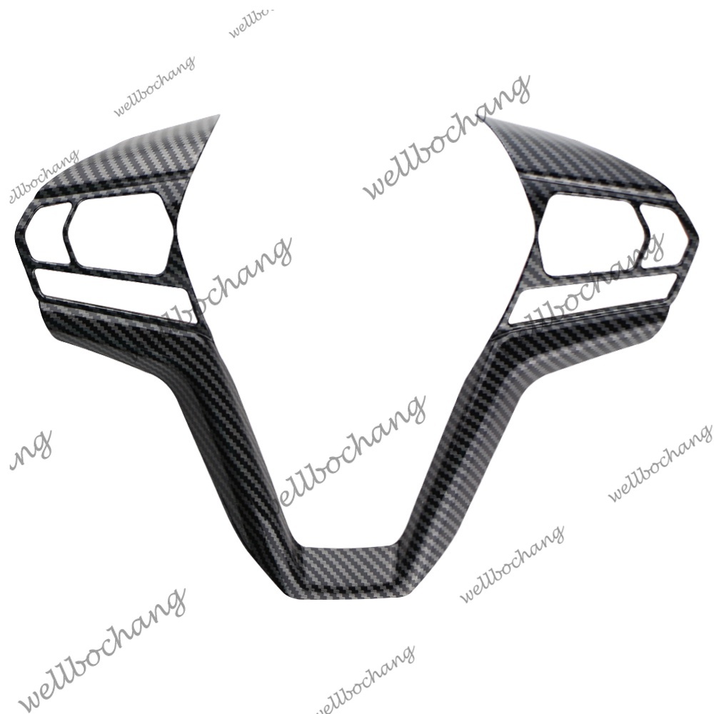Carbon Fiber Car Steering Wheel Frame Decorative Sticker Accessories For Smart Fortwo 451 2009 2014 87524450