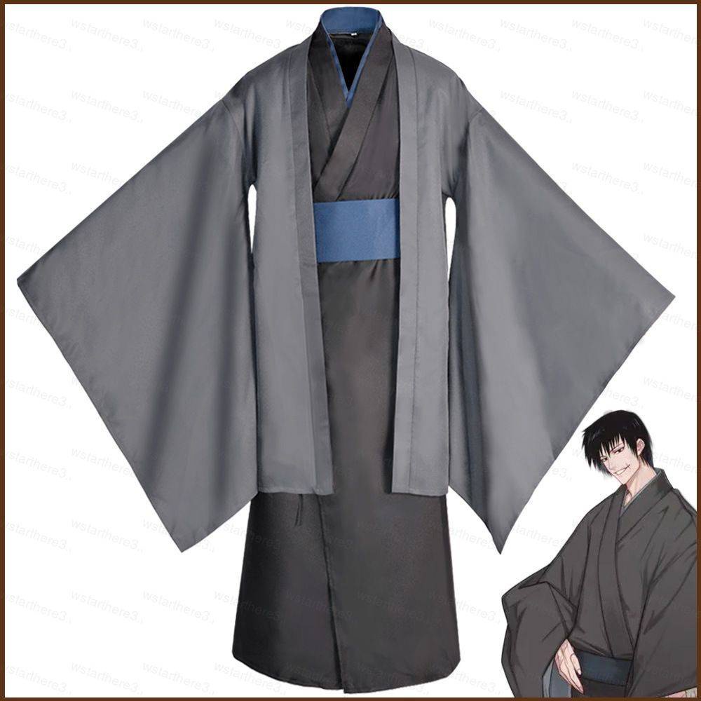 Jujutsu Kaisen Fushiguro Toji Cosplay Kimono Costume Anime Coat Pants ...