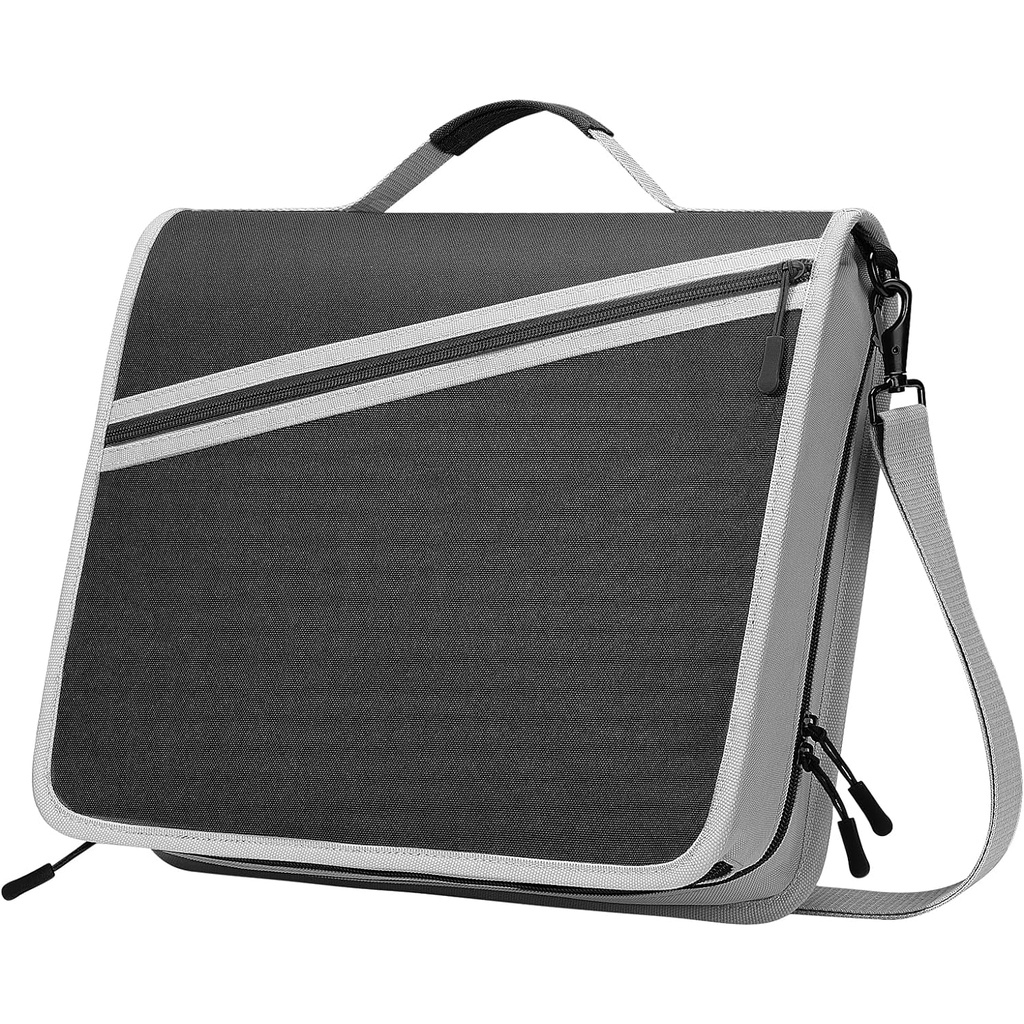 MoKo Zipper Binder, 3 inch Large 3 Ring Binder with Zipper, 600 Sheet Large Binder Thick Oxford