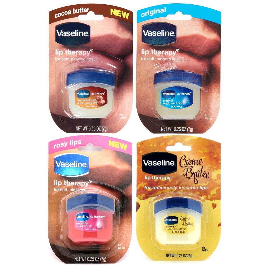 Vaseline Lip Therapy Rosy Lips / Original / Cocoa Butter / Creme Brulee