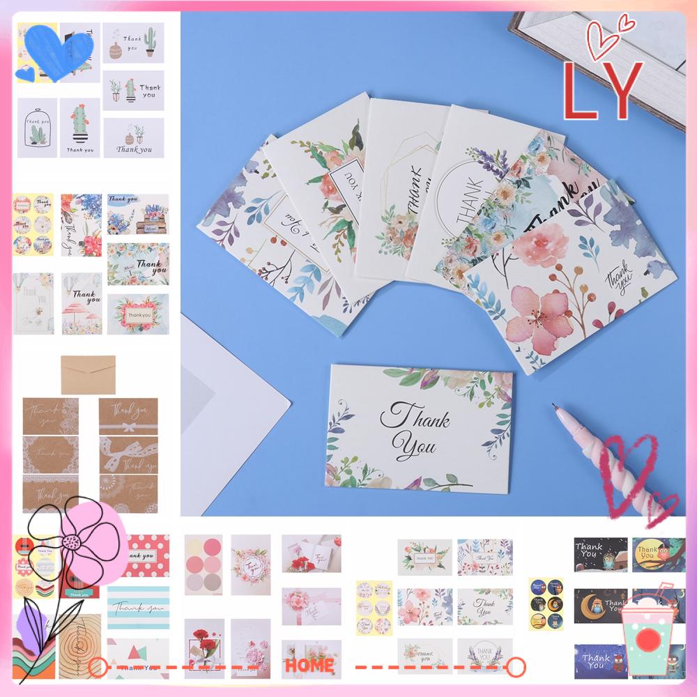 Ly Home 6pcspack Thank You Cards Packet Party Cardstock Package Inserts Praise Labels Online 4972